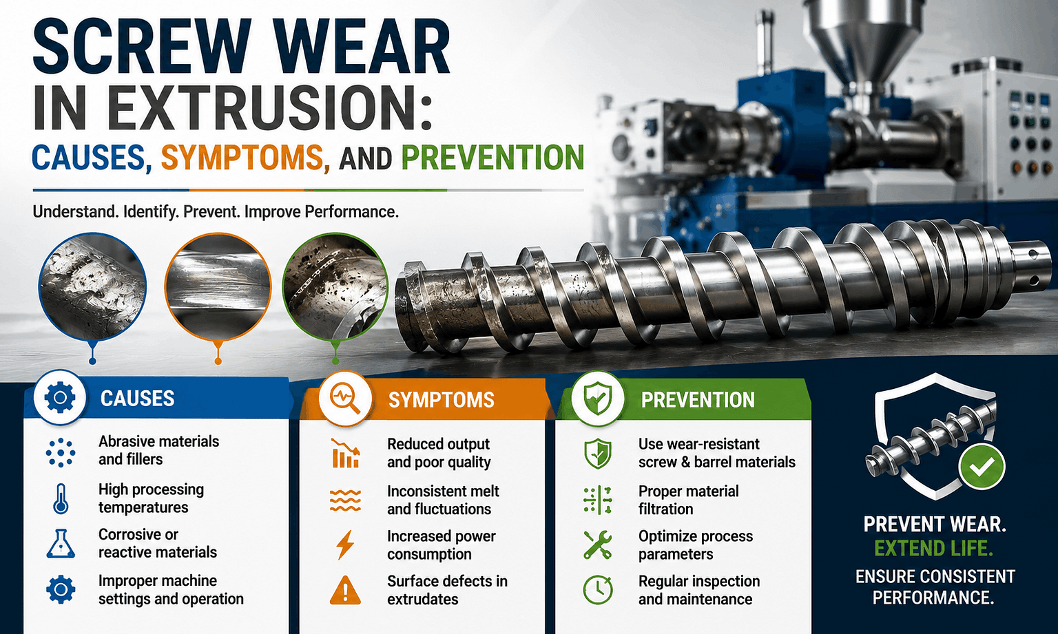 screw wear