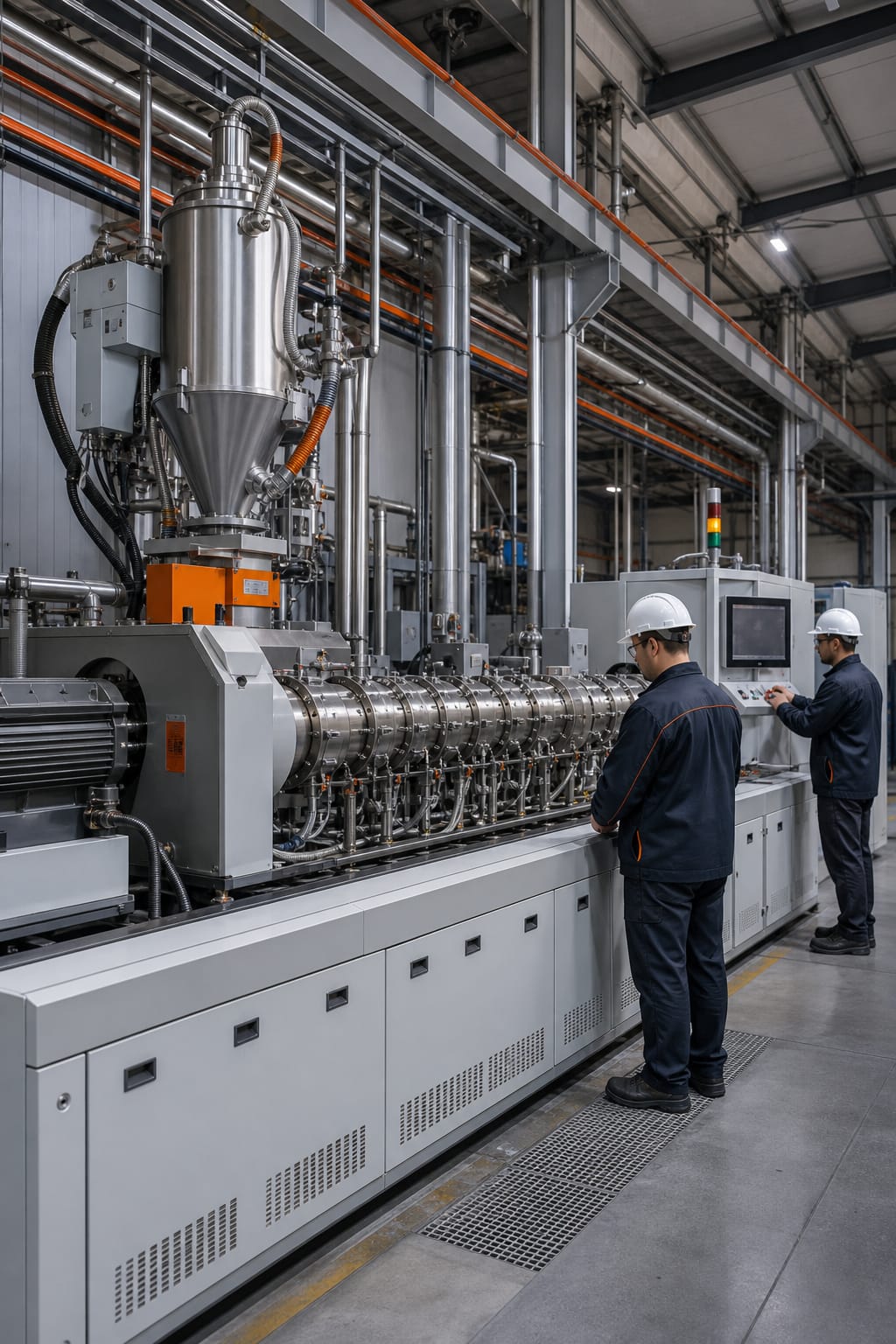 Single-screw extrusion machine - Sai Extrumech, India