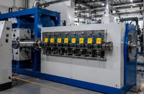Single screw extruder machine for wire and cable